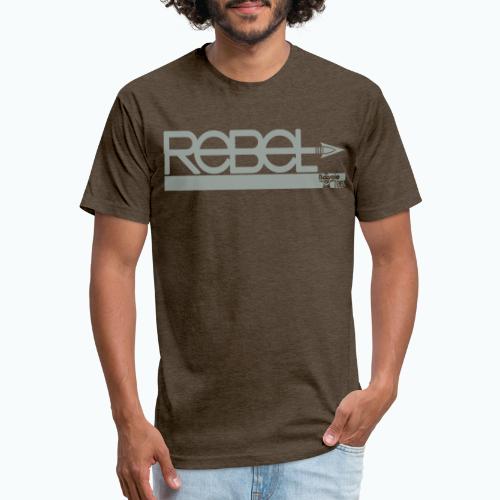 rebel - Fitted Cotton/Poly T-Shirt by Next Level