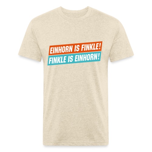 Einhorn is Finkle! Finkle is Einhorn! - Men’s Fitted Poly/Cotton T-Shirt