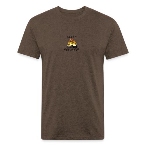 Happy Earth Day - Men’s Fitted Poly/Cotton T-Shirt
