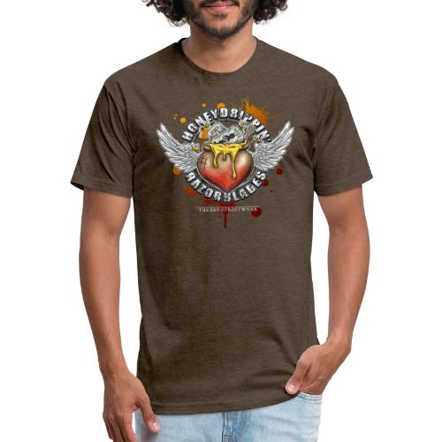 Honeydripping razorblades - Men’s Fitted Poly/Cotton T-Shirt