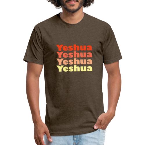 Yeshua - Fitted Cotton/Poly T-Shirt by Next Level