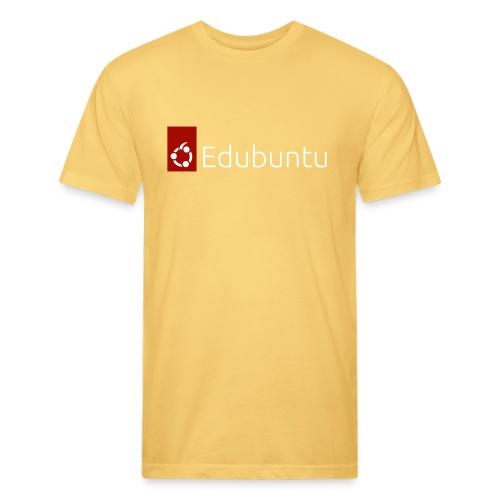 Edubuntu Logo 2023 - White - Unisex Poly/Cotton T-Shirt