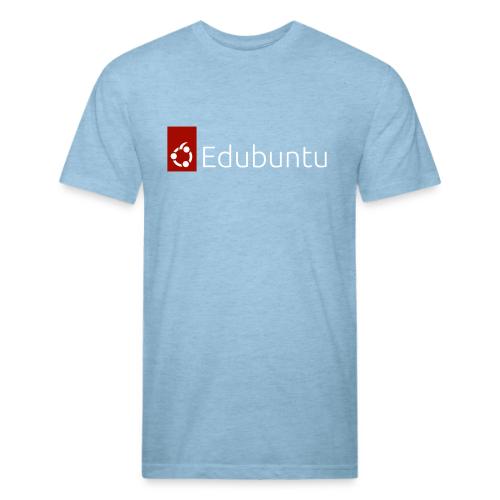 Edubuntu Logo 2023 - White - Unisex Poly/Cotton T-Shirt