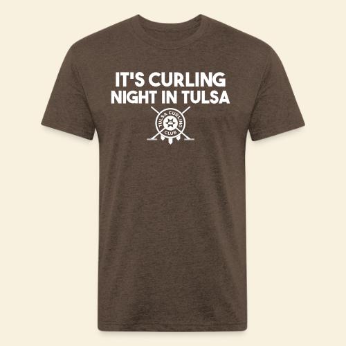 It's Curling Night In Tulsa - Unisex Poly/Cotton T-Shirt