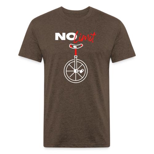 No Limit Unicycling - Unisex Poly/Cotton T-Shirt