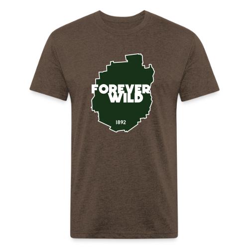 Semper Wild Forever Wild Adirondack Silhouette - Unisex Poly/Cotton T-Shirt