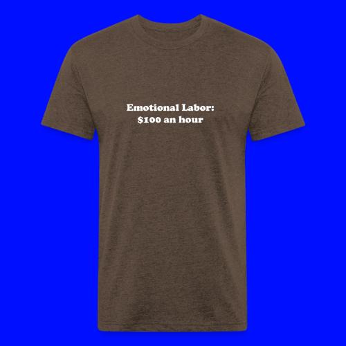 Emotional Labor: $100 An Hour - Unisex Poly/Cotton T-Shirt