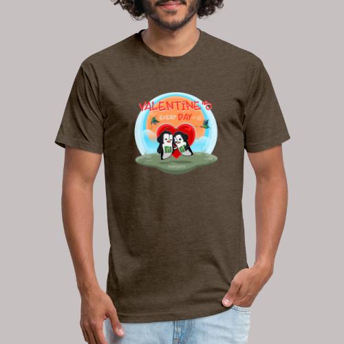Manjaro Valentine's day every day - Fitted Cotton/Poly T-Shirt by Next Level