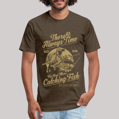There's Always Time For Catching Fish - Unisex Poly/Cotton T-Shirt