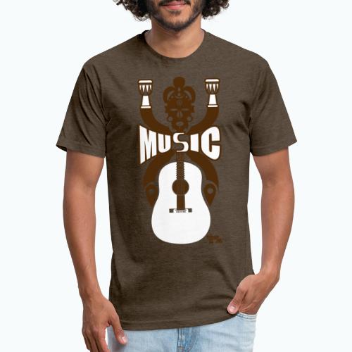 music - Men’s Fitted Poly/Cotton T-Shirt