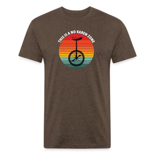 This Is A No Karen Zone White - Unisex Poly/Cotton T-Shirt