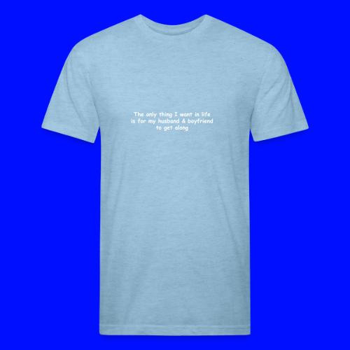 Get Along - Husband & Boyfriend - Unisex Poly/Cotton T-Shirt