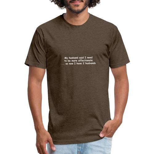 Affectionate - 2 Husbands - Unisex Poly/Cotton T-Shirt