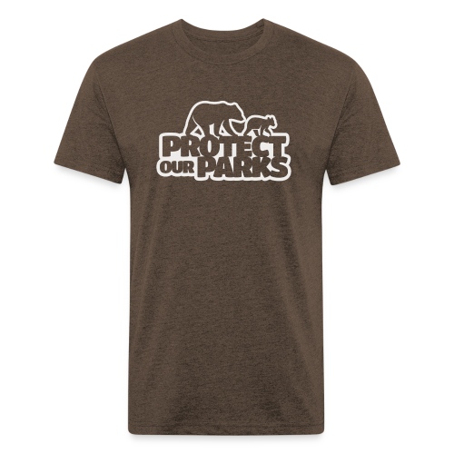 Protect Our Parks - Fitted Cotton/Poly T-Shirt by Next Level