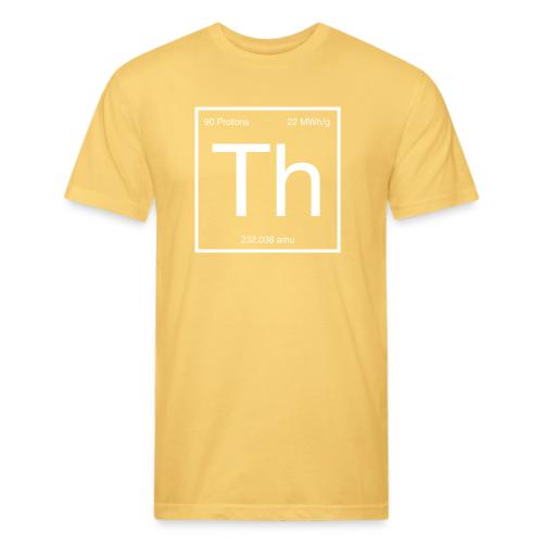 Thorium. Double-sided design. White text. - Unisex Poly/Cotton T-Shirt