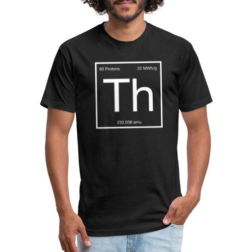 Thorium. Double-sided design. White text. - Unisex Poly/Cotton T-Shirt