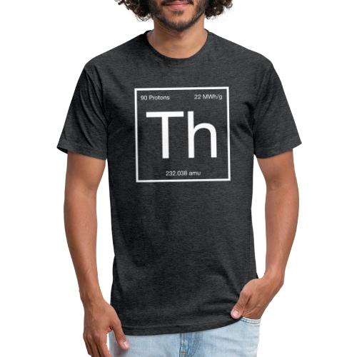 Thorium. Double-sided design. White text. - Unisex Poly/Cotton T-Shirt