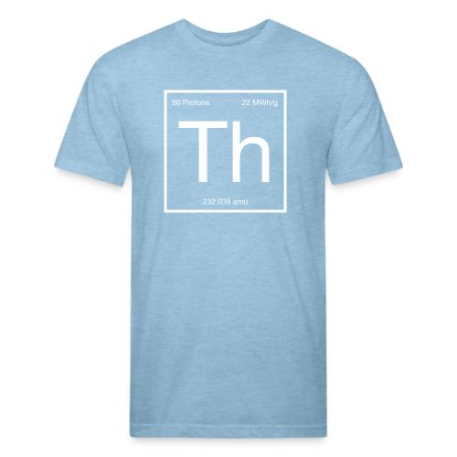 Thorium. Double-sided design. White text. - Unisex Poly/Cotton T-Shirt