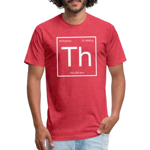 Thorium. Double-sided design. White text. - Unisex Poly/Cotton T-Shirt