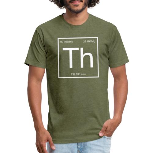 Thorium. Double-sided design. White text. - Unisex Poly/Cotton T-Shirt