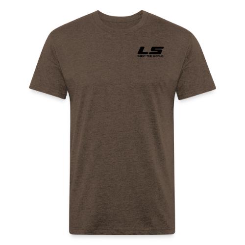 LS Swap The WORLD (Back and Front) - Unisex Poly/Cotton T-Shirt