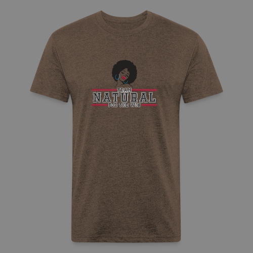 Team Natural FTW - Fitted Cotton/Poly T-Shirt by Next Level