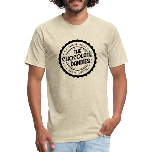 Chocolate Dandies Logo Large - Fitted Cotton/Poly T-Shirt by Next Level