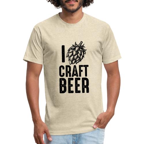 I Hop Craft Beer - Fitted Cotton/Poly T-Shirt by Next Level
