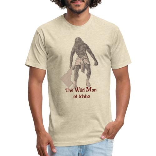 The Wild Man of Idaho - Fitted Cotton/Poly T-Shirt by Next Level
