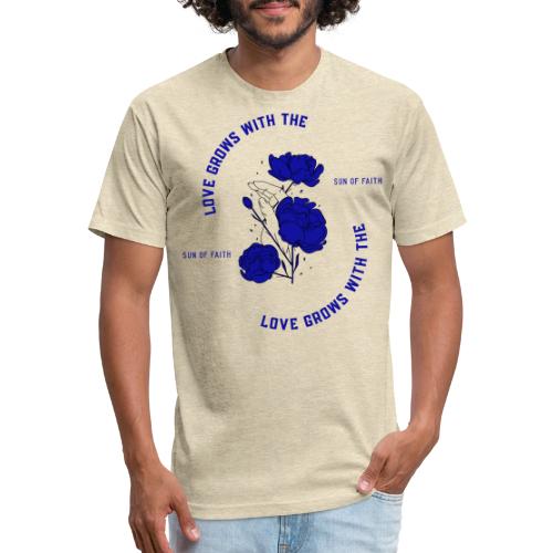 Love Grows With The Sun Of Faith - Unisex Poly/Cotton T-Shirt