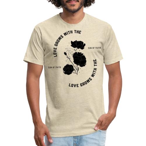 Love Grows With The Sun Of Faith - Unisex Poly/Cotton T-Shirt
