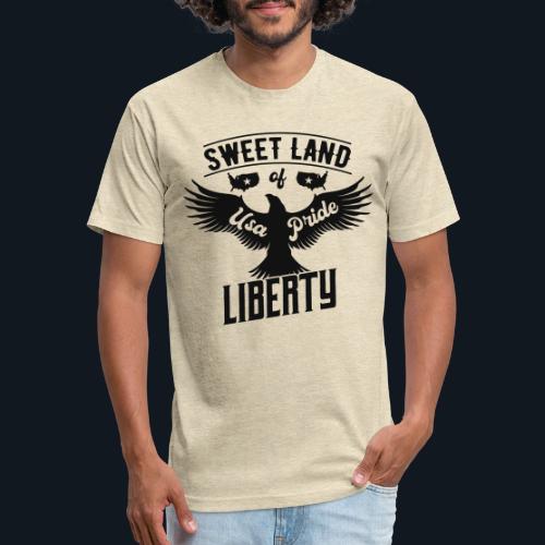 Sweet land of USA Pride Liberty - Unisex Poly/Cotton T-Shirt