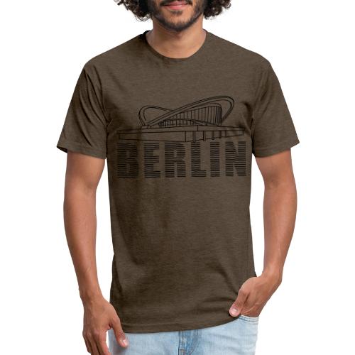 Pregnant oyster Berlin - Men’s Fitted Poly/Cotton T-Shirt