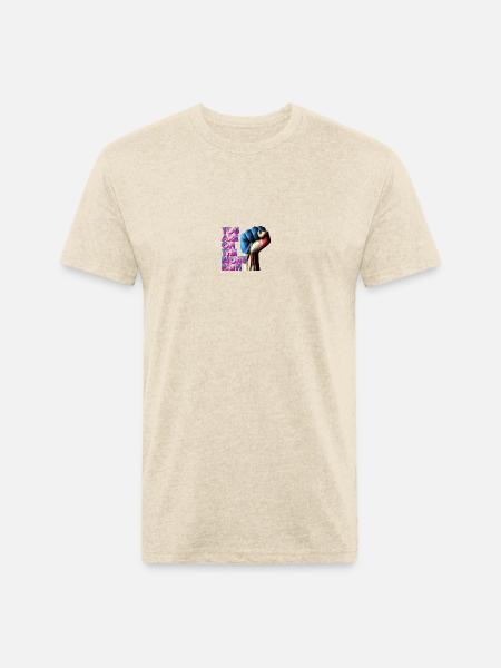 french resistance - Unisex Poly/Cotton T-Shirt - heather cream