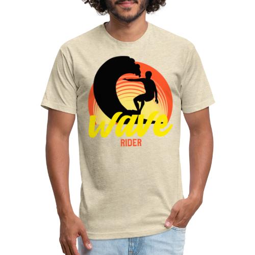 Wave Rider - Unisex Poly/Cotton T-Shirt