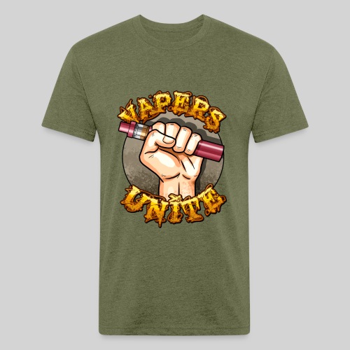 Vapers Unite! - Men’s Fitted Poly/Cotton T-Shirt