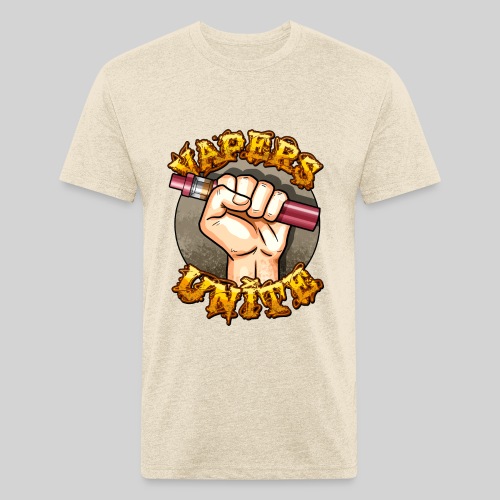 Vapers Unite! - Fitted Cotton/Poly T-Shirt by Next Level