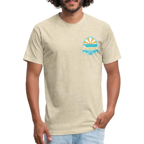 aswf slp logo - Men’s Fitted Poly/Cotton T-Shirt
