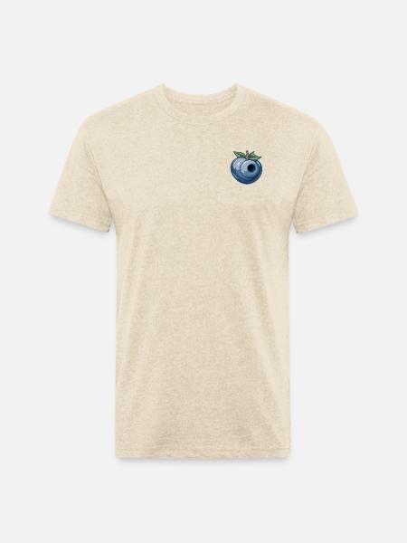 Berry mini tshirt - Unisex Poly/Cotton T-Shirt - heather cream