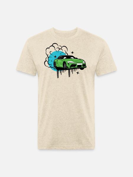 Toyota Supra - Unisex Poly/Cotton T-Shirt - heather cream