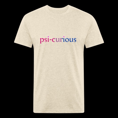 psicurious - Fitted Cotton/Poly T-Shirt by Next Level
