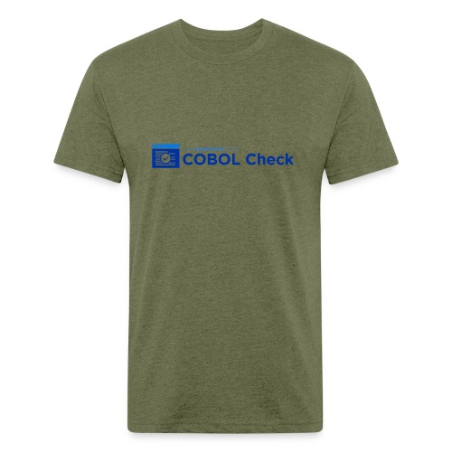 COBOL Check - Men’s Fitted Poly/Cotton T-Shirt