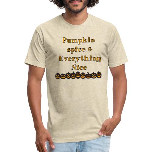 Pumpkin spice& everything nice - Unisex Poly/Cotton T-Shirt