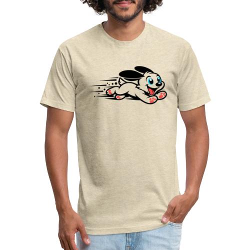 Speedy Pup Sprint on the Run - Unisex Poly/Cotton T-Shirt