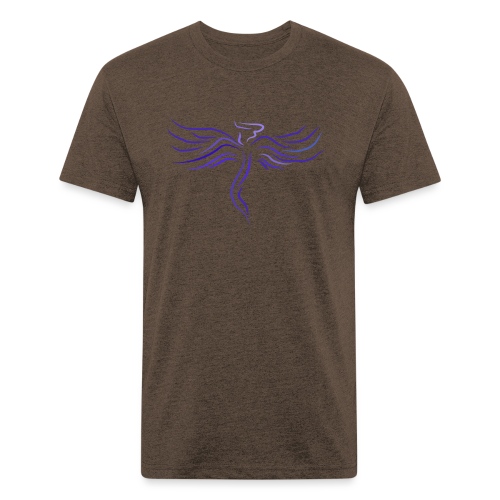 angel - Fitted Cotton/Poly T-Shirt by Next Level