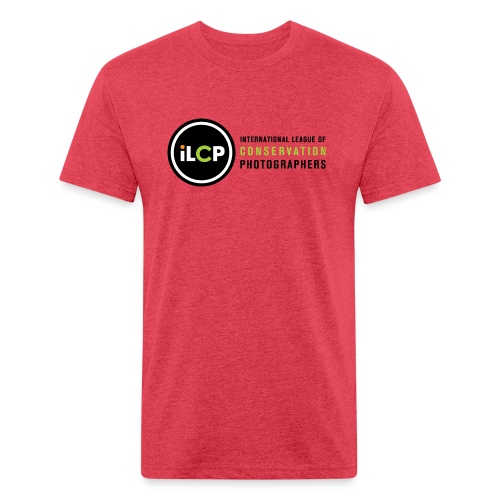iLCP logo horizontal RGB png - Men’s Fitted Poly/Cotton T-Shirt