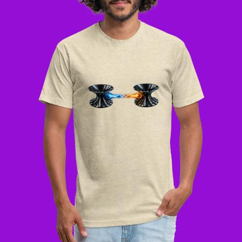 Entangled - Men’s Fitted Poly/Cotton T-Shirt