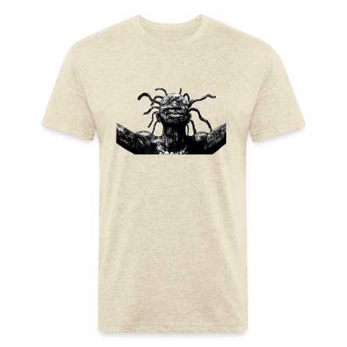 Dreadlocks Embrace - Men’s Fitted Poly/Cotton T-Shirt
