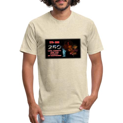 1776 - 2026 - 250 Years USA | Fireworks - Unisex Poly/Cotton T-Shirt