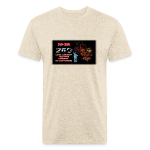 1776 - 2026 - 250 Years USA | Fireworks - Unisex Poly/Cotton T-Shirt